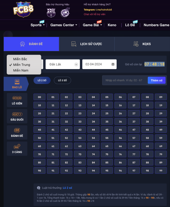 Lô đề Đại cát chơi là chỉ có thắng